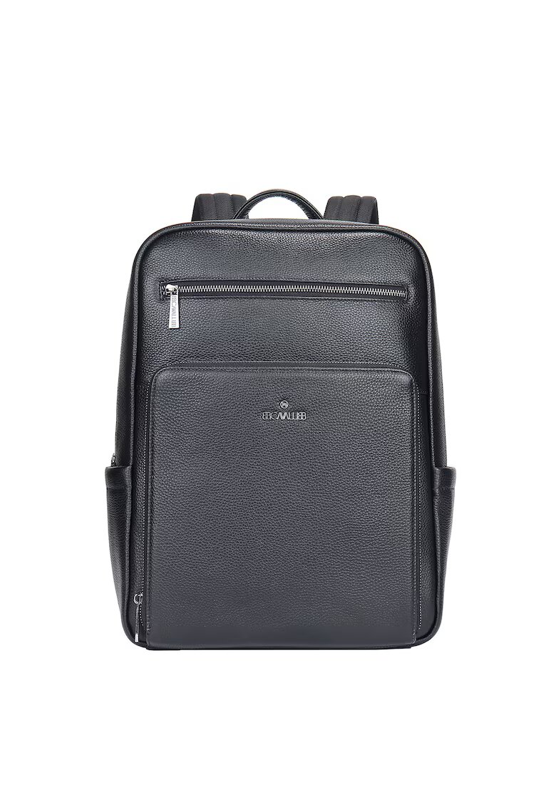 B Cavalli B Rucsac unisex de piele cu aspect texturat 166993 - Negru