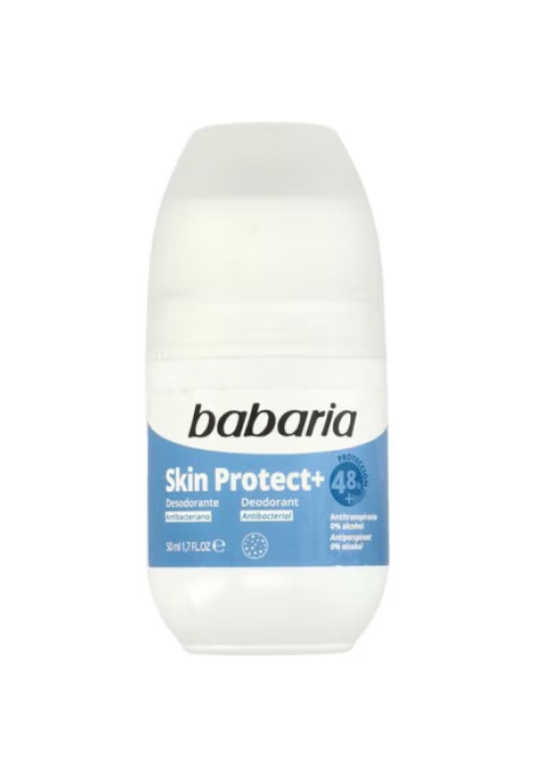BABARIA Deodorant roll-on fara alcool - antibacterial - Skin Protect+ - 50 ml