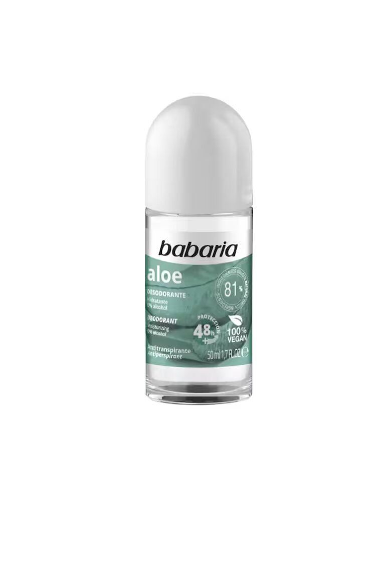 BABARIA Deodorant roll-on fara alcool - hidratant - Aloe - 50 ml