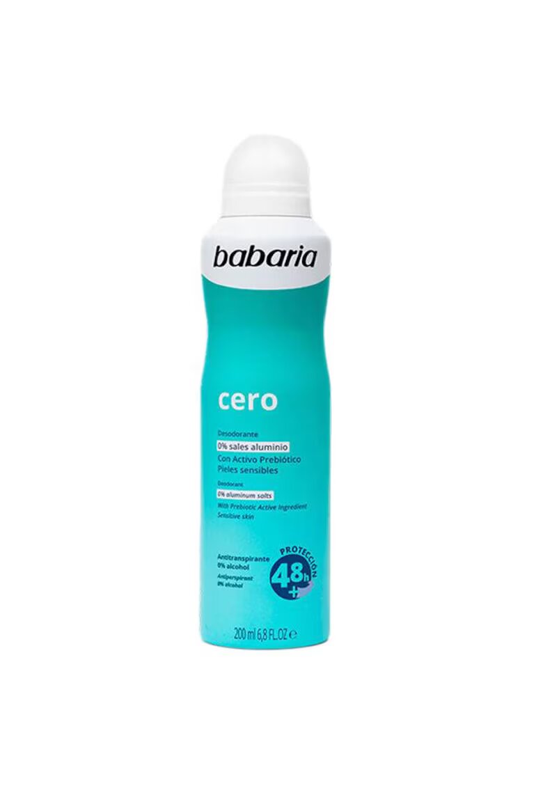 BABARIA Deodorant spray fara aluminiu si alcool pentru pielea sensibila - Cero - 200 ml