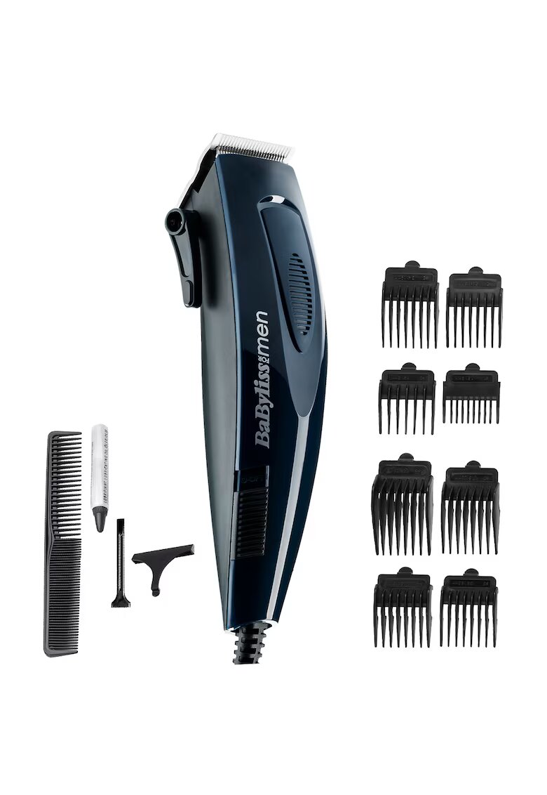 BaByliss Aparat de tuns - 3-25 mm - 5 Trepte - 8 Accesorii - Albastru/Negru