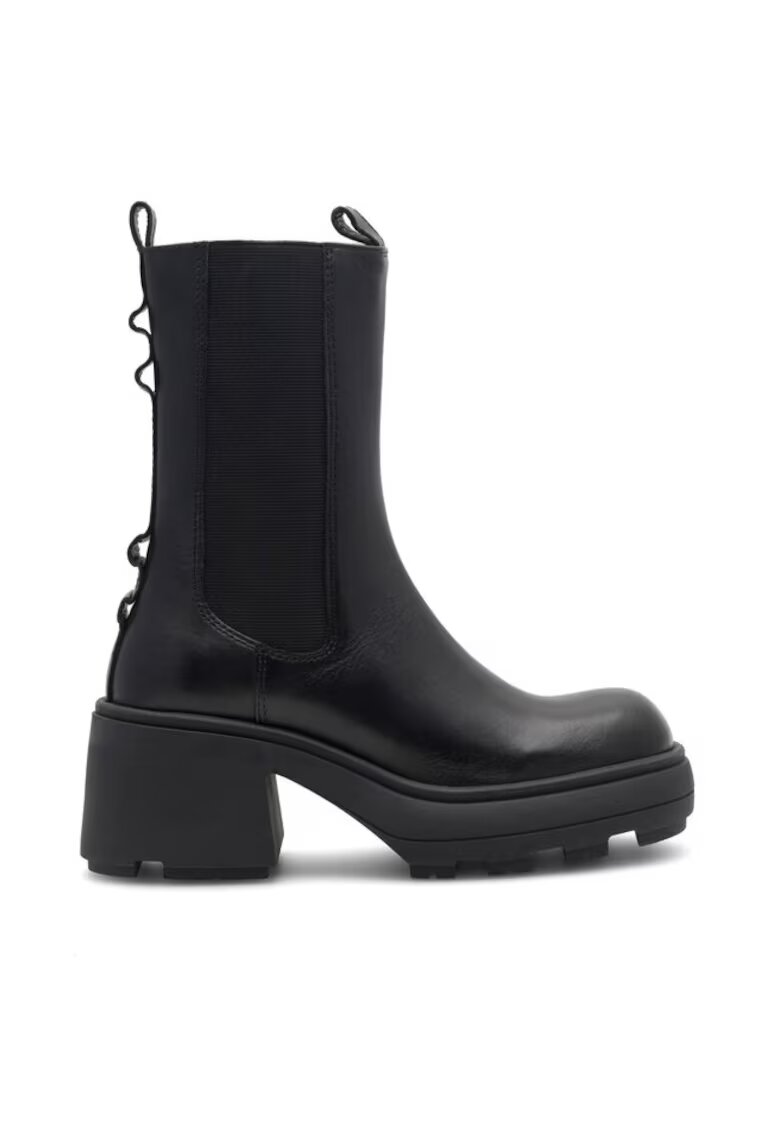 Badura Botine dama - 590486296278837 - Piele naturala - Negru