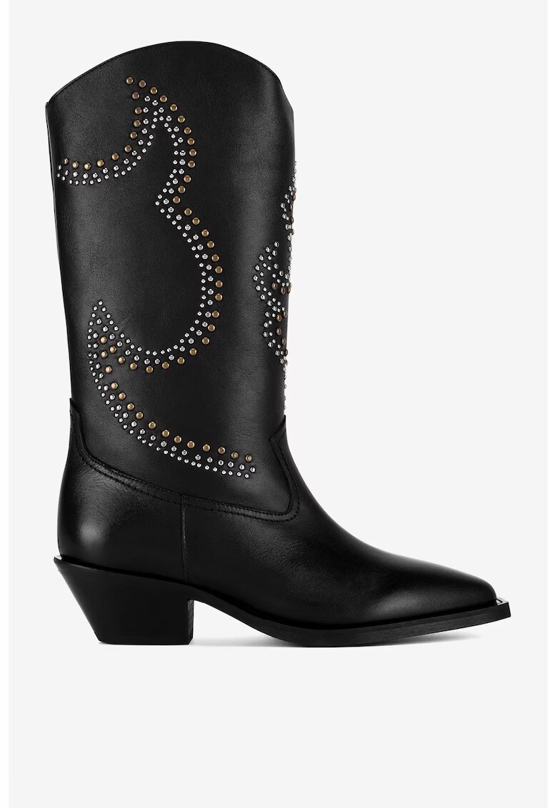 Badura Cizme dama 5905588818366 - Piele naturala - Negru - Negru