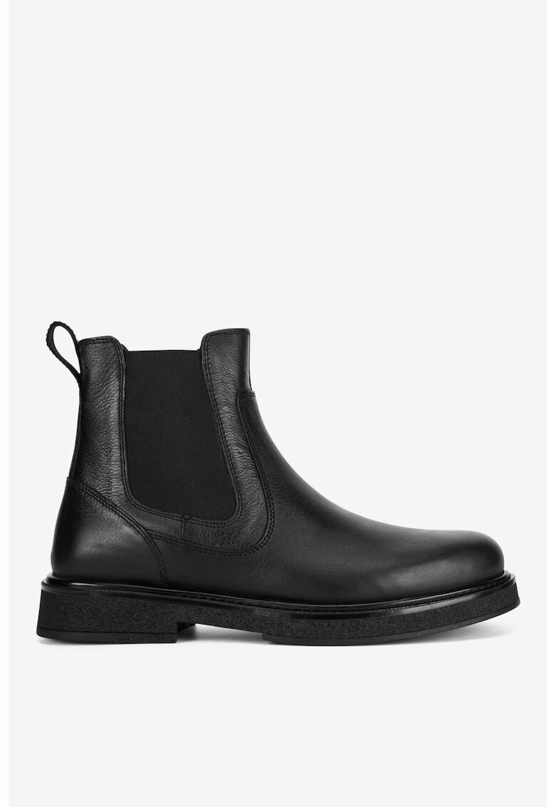 Badura Ghete barbati 5903419547690 - Piele naturala - Negru - Negru