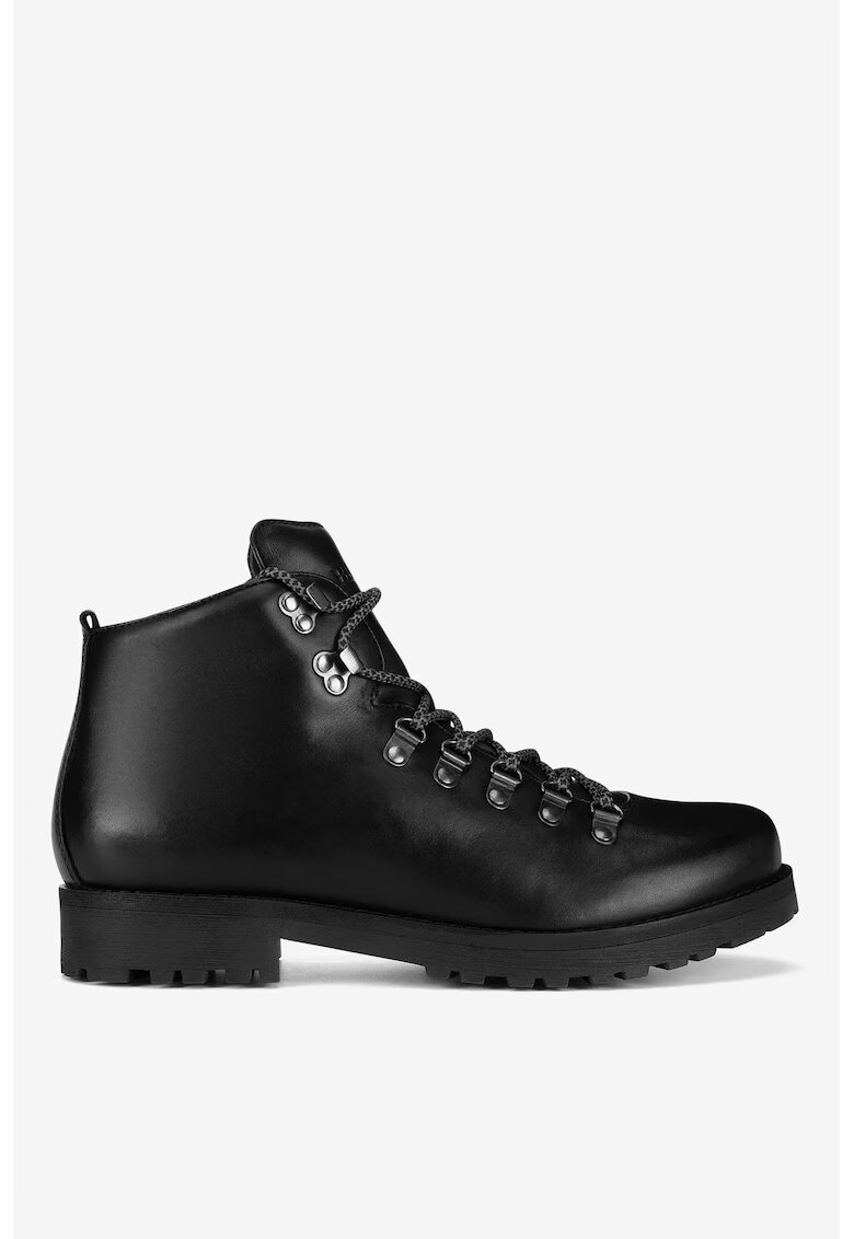 Badura Ghete barbati 5905588777533 - Piele naturala - Negru - Negru