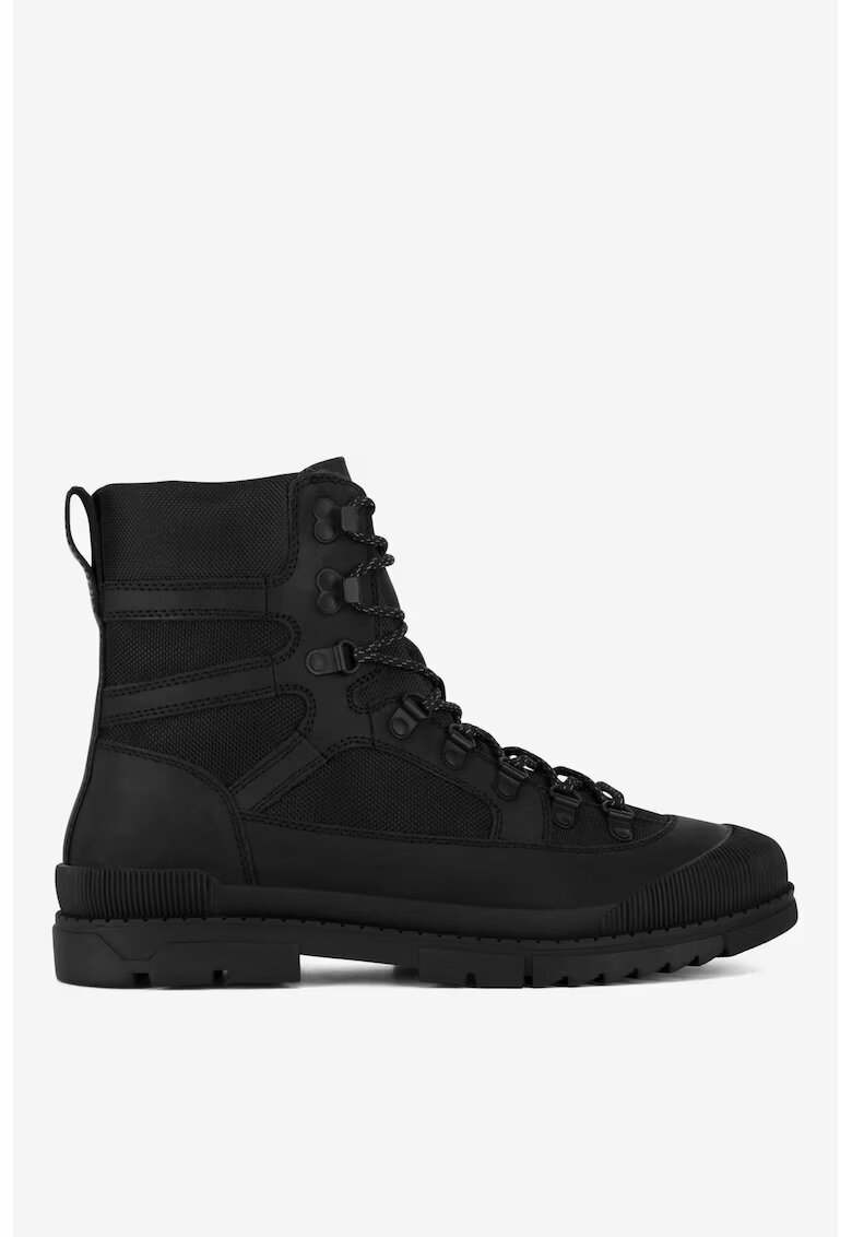 Badura Ghete barbati 5905588783015 - Piele naturala - Negru - Negru