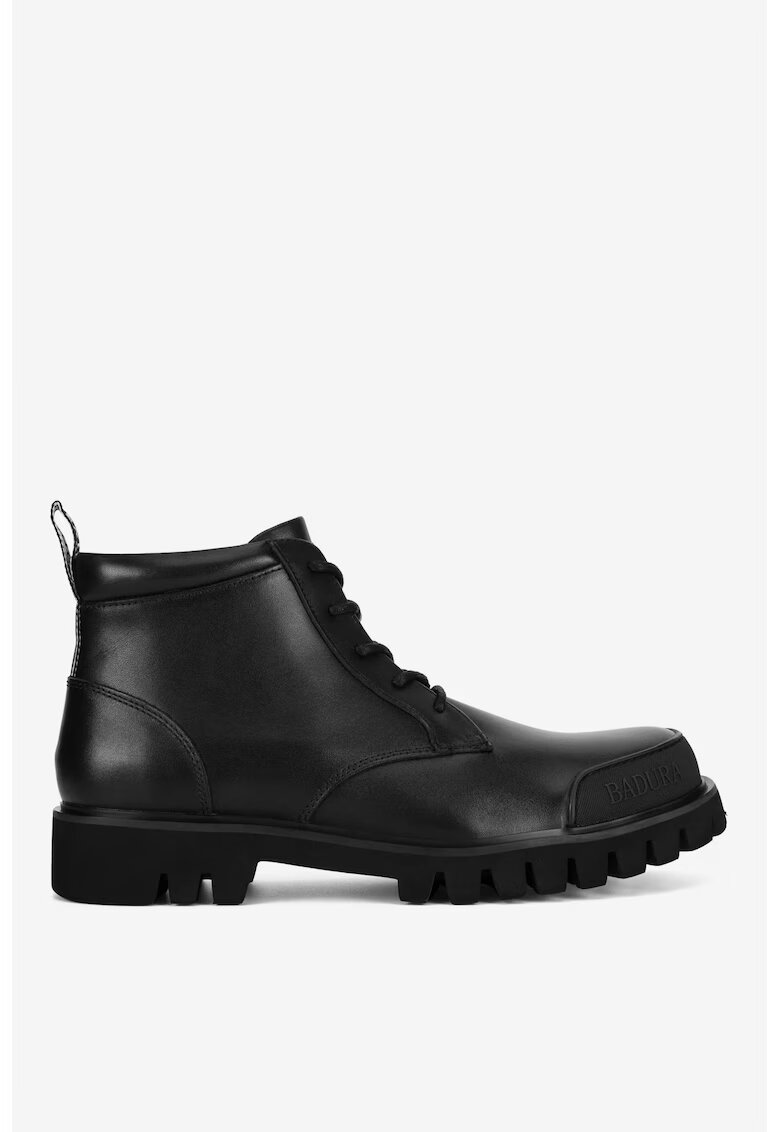 Badura Ghete barbati 5905588957843 - Piele naturala - Negru - Negru