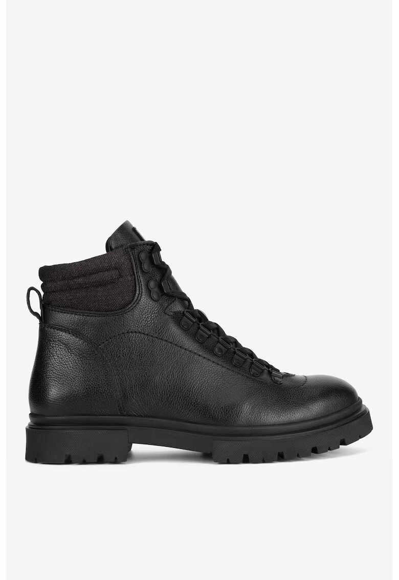 Badura Ghete barbati 5905588981732 - Piele naturala - Negru - Negru