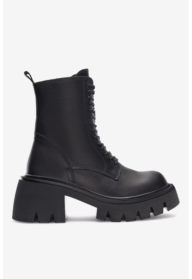 Badura Ghete dama 5904862957777 - Piele naturala - Negru - Negru