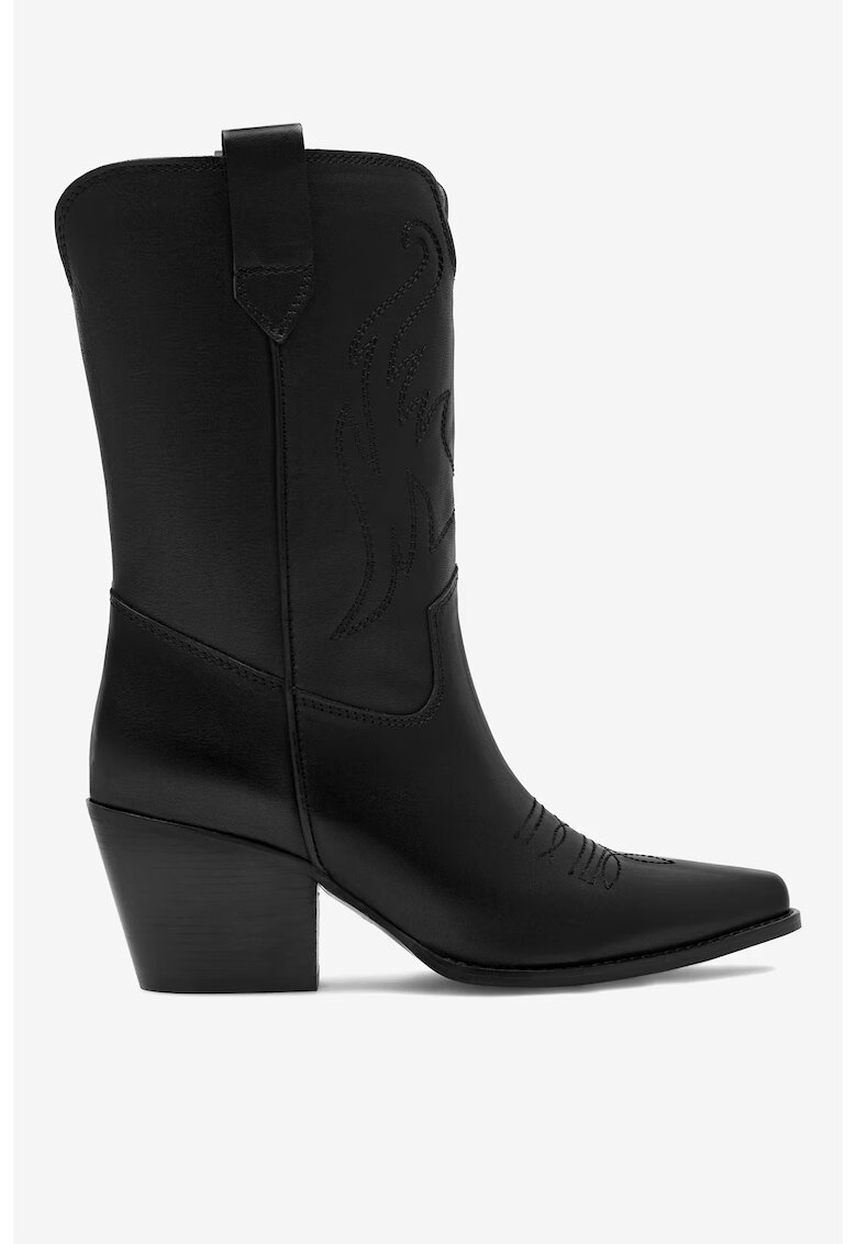 Badura Ghete dama 5905588093084 - Piele naturala - Negru