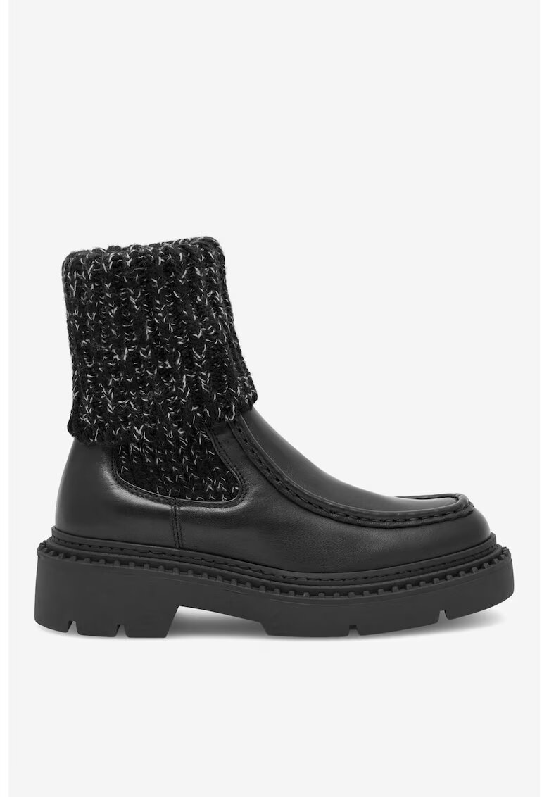 Badura Ghete dama 5905588093442 - Piele naturala - Negru - Negru
