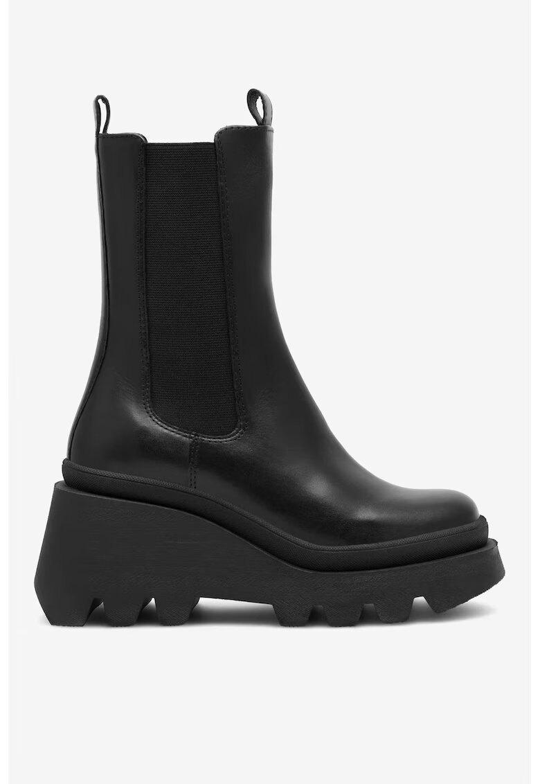 Badura Ghete dama 5905588109280 - Piele naturala - Negru - Negru