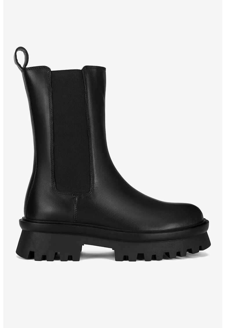 Badura Ghete dama 5905588815037 - Piele naturala - Negru - Negru