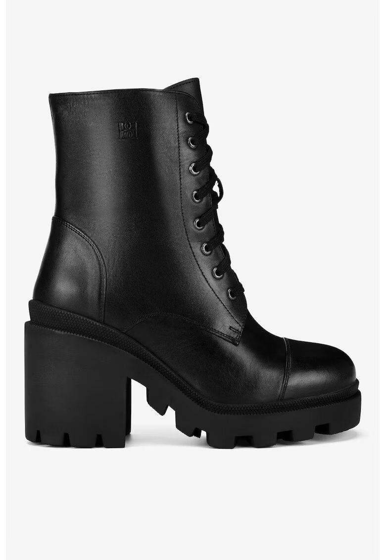 Badura Ghete dama 5905588821984 - Piele naturala - Negru - Negru