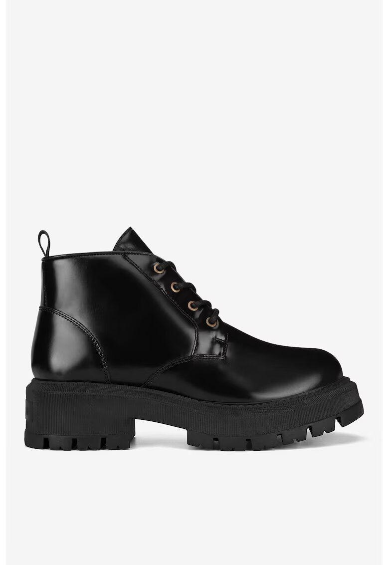 Badura Ghete dama 5905588856290 - Piele naturala - Negru - Negru