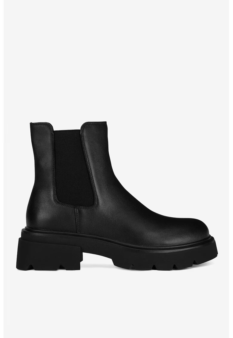 Badura Ghete dama 5905588871057 - Piele naturala - Negru - Negru