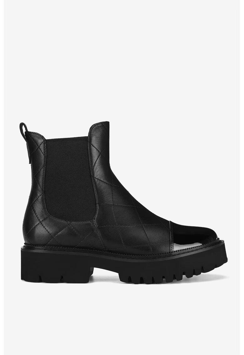 Badura Ghete dama 5905588955917 - Piele naturala - Negru - Negru