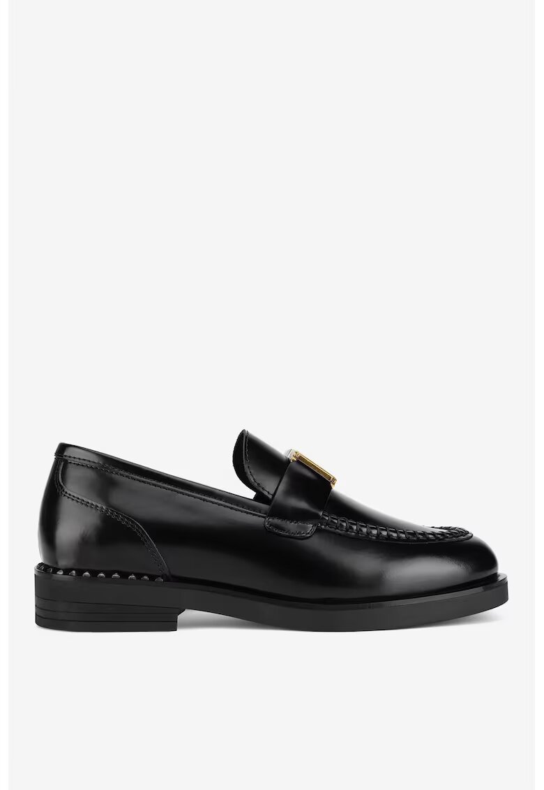 Badura Mocasini dama 5903419650062 - Piele naturala - Negru - Negru