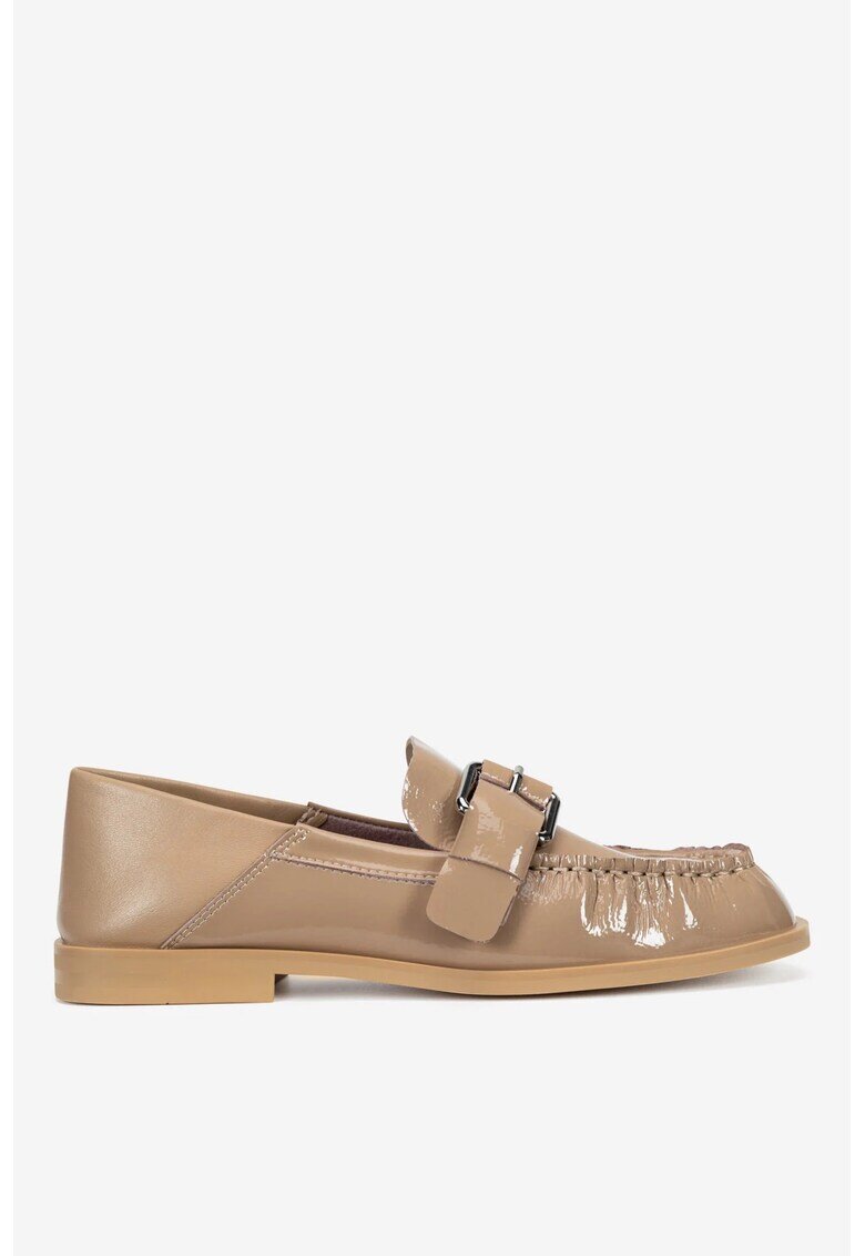 Badura Mocasini dama 5903698601205 - Piele naturala - Bej - Bej