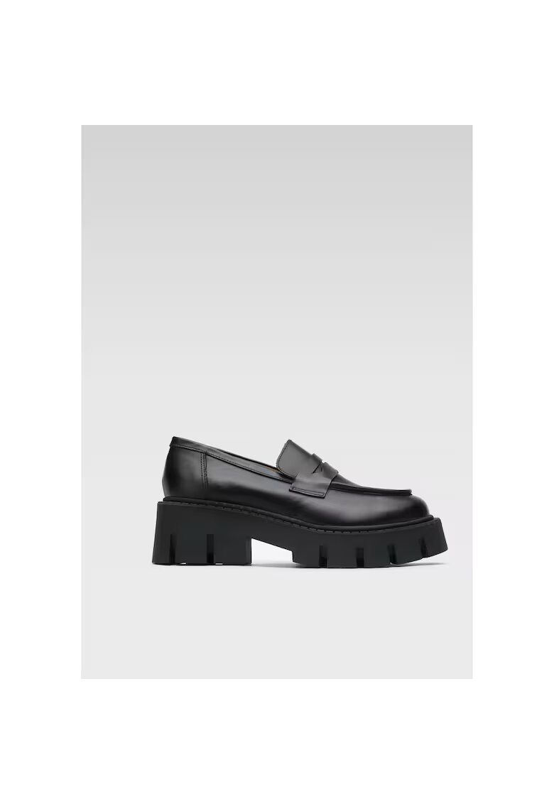 Badura Mocasini dama 5904862822105 - Piele naturala - Negru - Negru