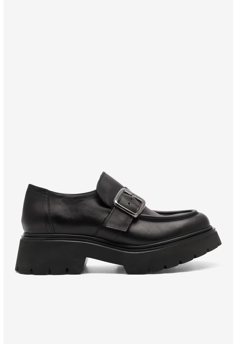 Badura Mocasini dama 5905588023869 - Piele naturala - Negru - Negru