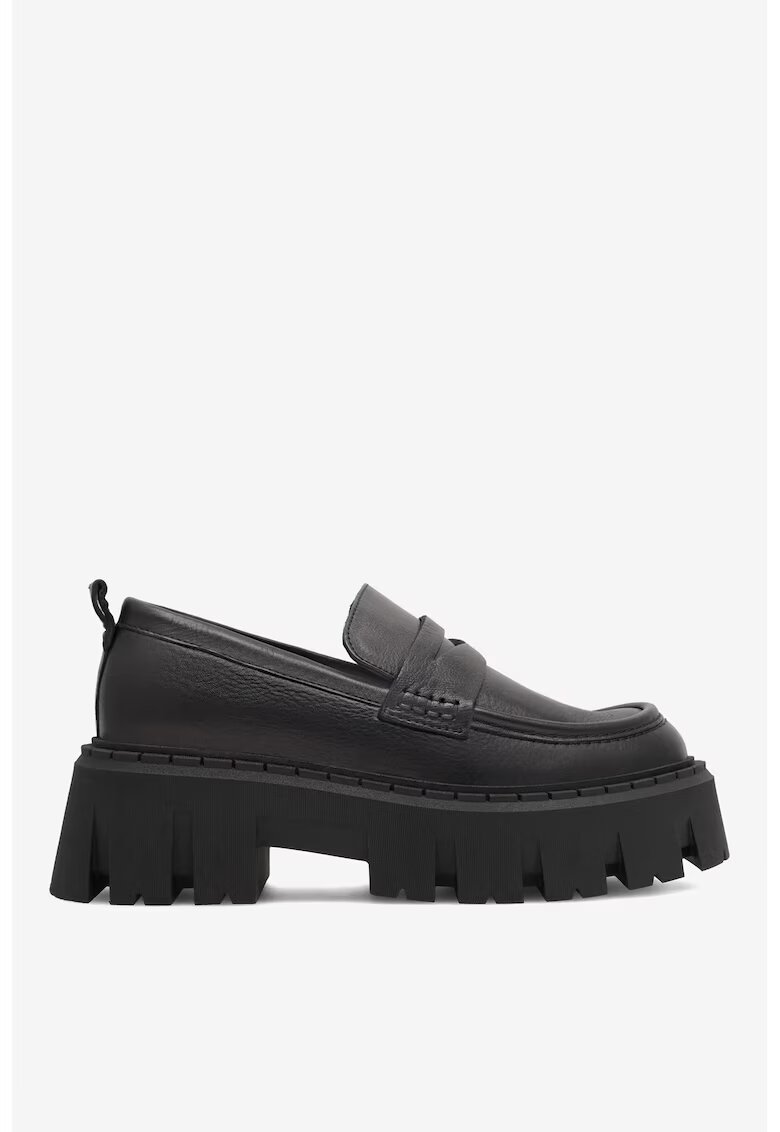 Badura Mocasini dama 5905588045212 - Piele naturala - Negru - Negru