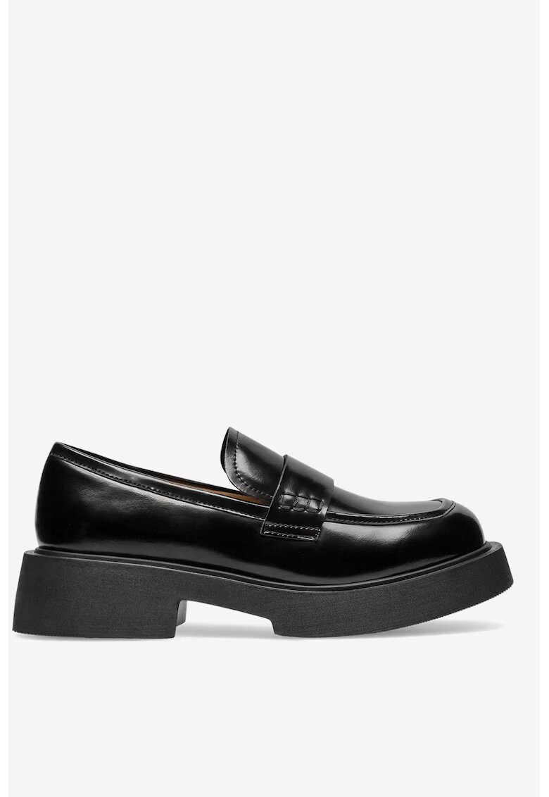 Badura Mocasini dama 5905588327455 - Piele naturala - Negru - Negru