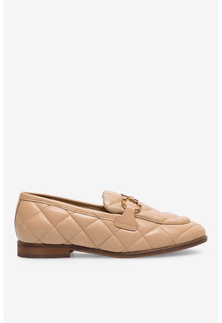 Badura Mocasini dama 5905588478447 - Piele naturala - Bej - Bej