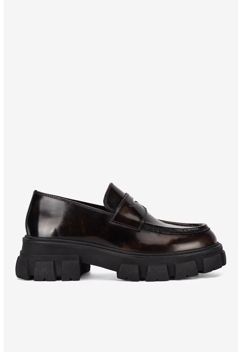 Badura Mocasini dama 5905588814832 - Piele naturala - Maro - Maro