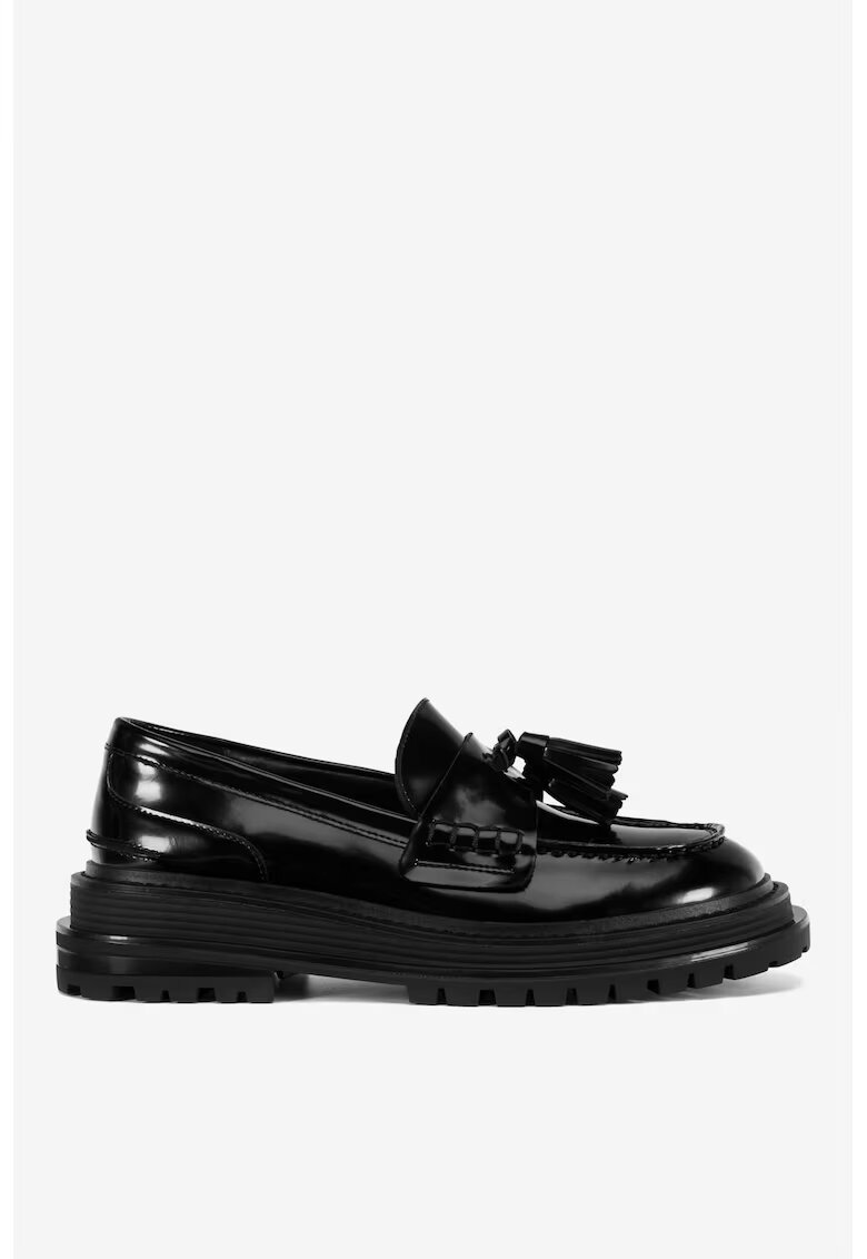 Badura Mocasini dama 5905588904649 - Piele naturala - Negru - Negru