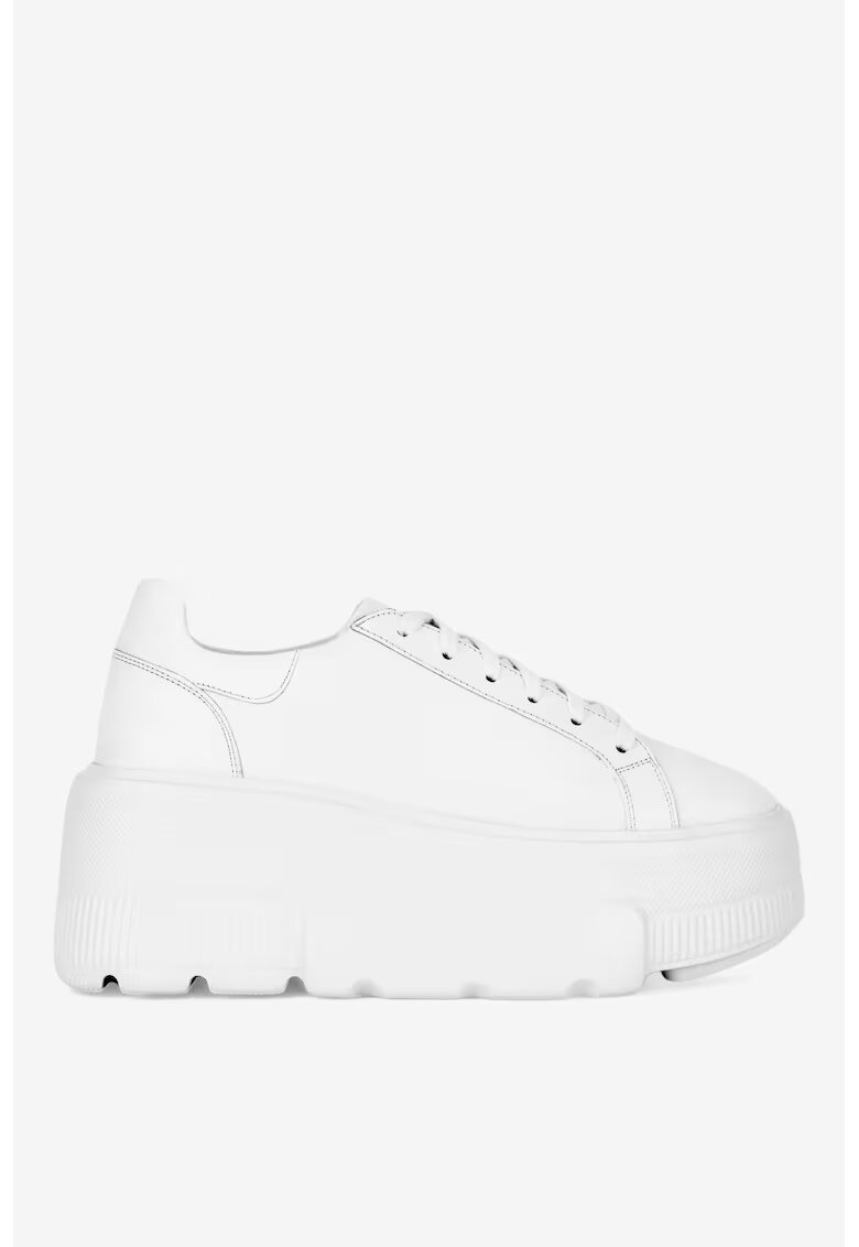 Badura Pantofi dama 5905588463214 - Piele naturala - Alb - Alb