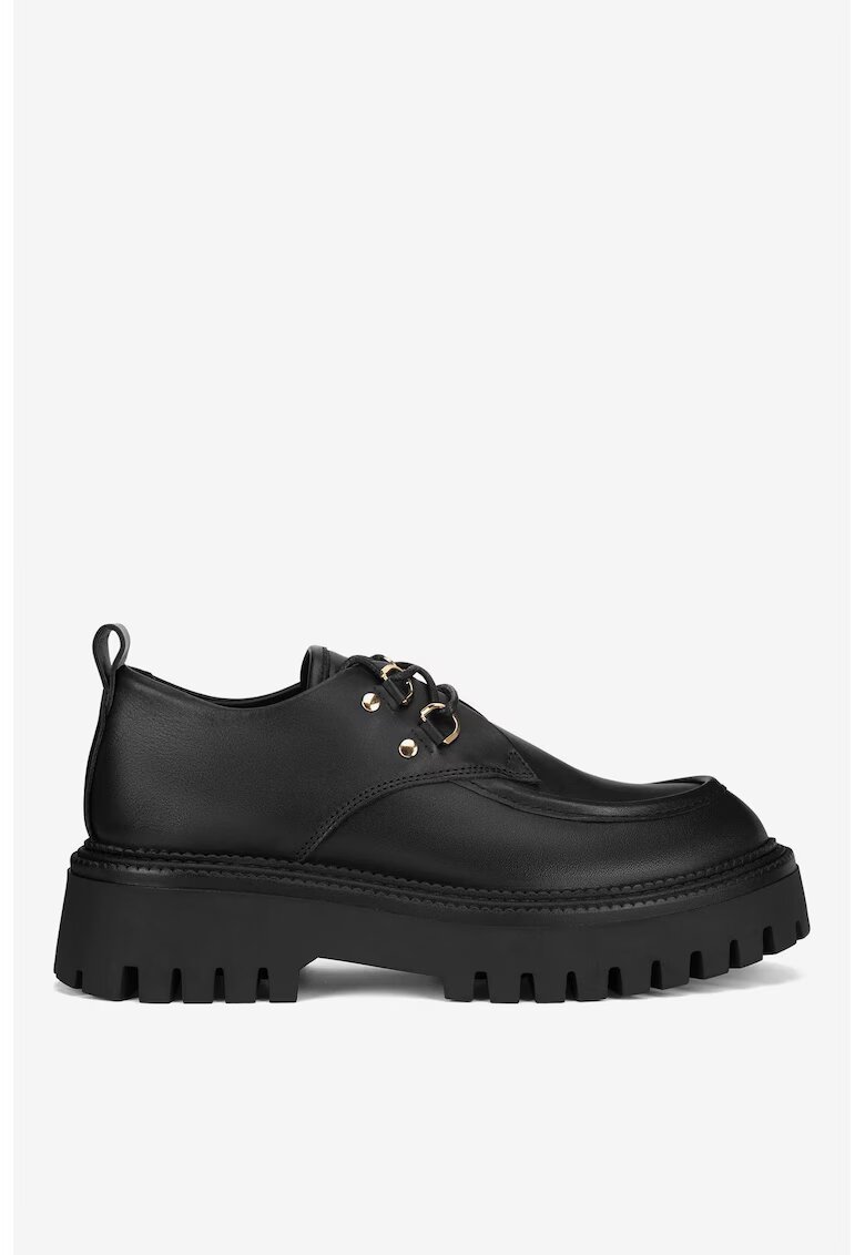 Badura Pantofi dama 5905588787037 - Piele naturala - Negru - Negru