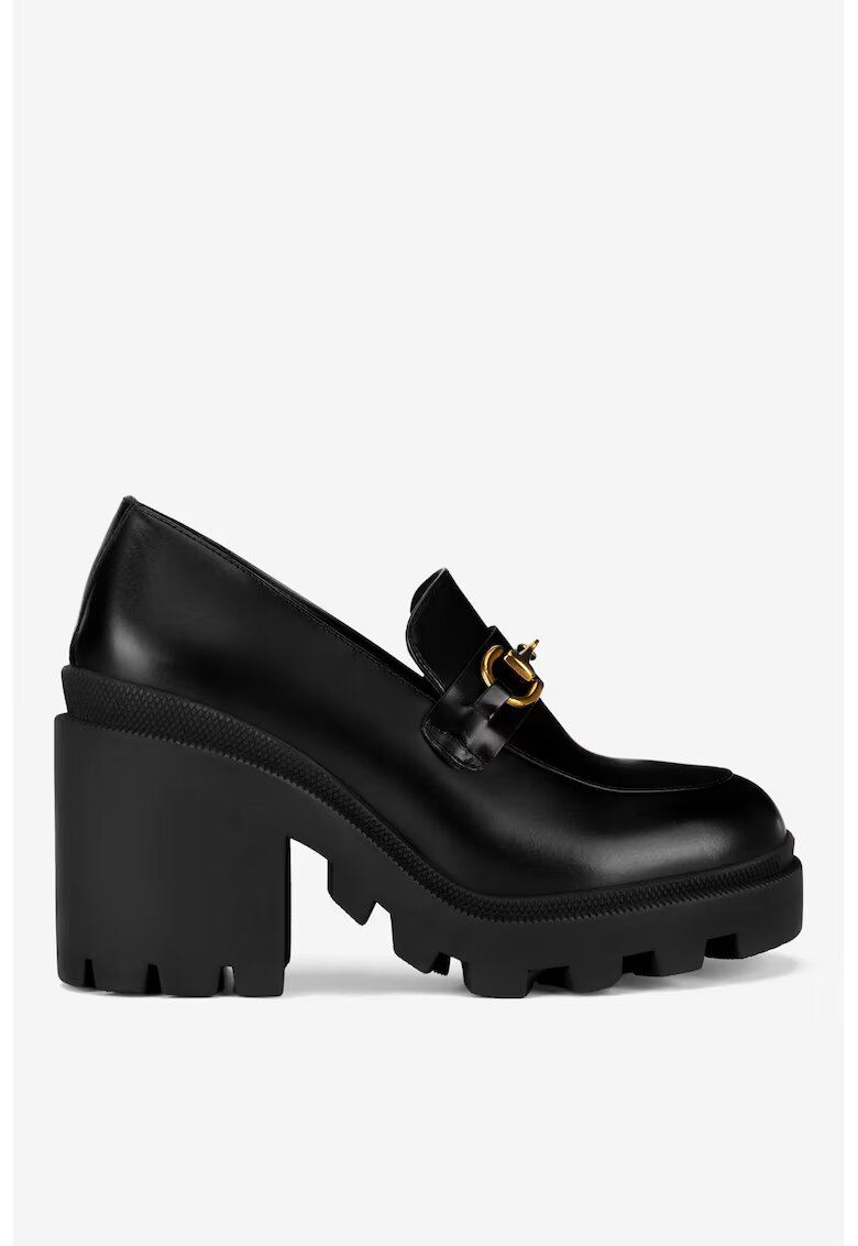 Badura Pantofi dama 5905588814962 - Piele naturala - Negru - Negru