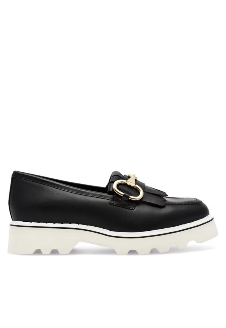 Badura Pantofi sport dama - Piele naturala - Negru - Negru