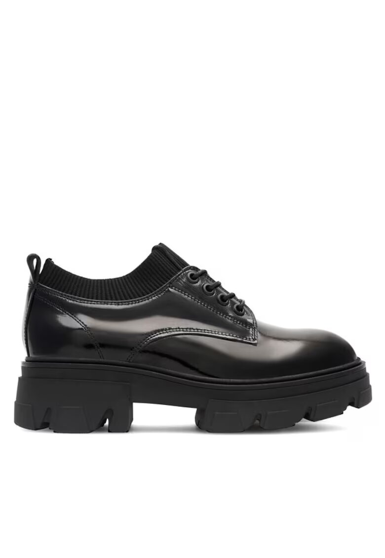 Badura Pantofi sport pentru dama - Negru - din Piele naturala - Negru