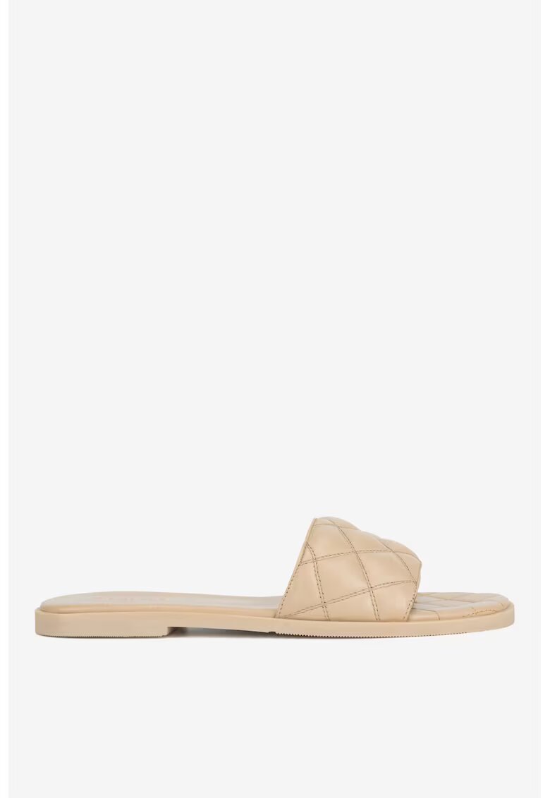 Badura Papuci dama 5905588427957 - Piele naturala - Bej - Bej