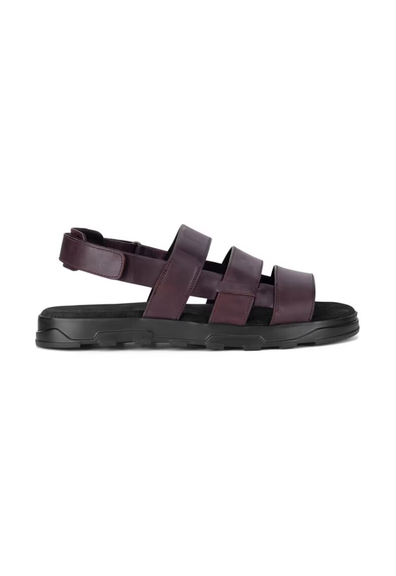 Badura Sandale barbati - 590559 - Piele naturala - Visiniu - Visiniu