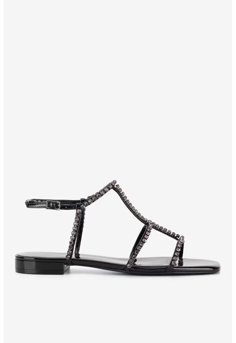 Badura Sandale dama 5905588373902 - Piele naturala - Negru - Negru