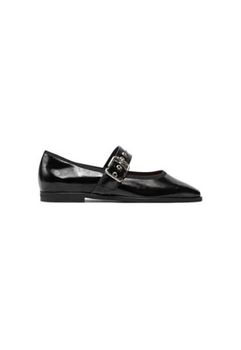 Balagan Balerini 0 - Piele naturala - Negru - Negru