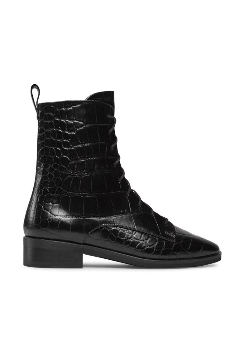 Balagan Botine dama - 303531 - Piele naturala - Negru