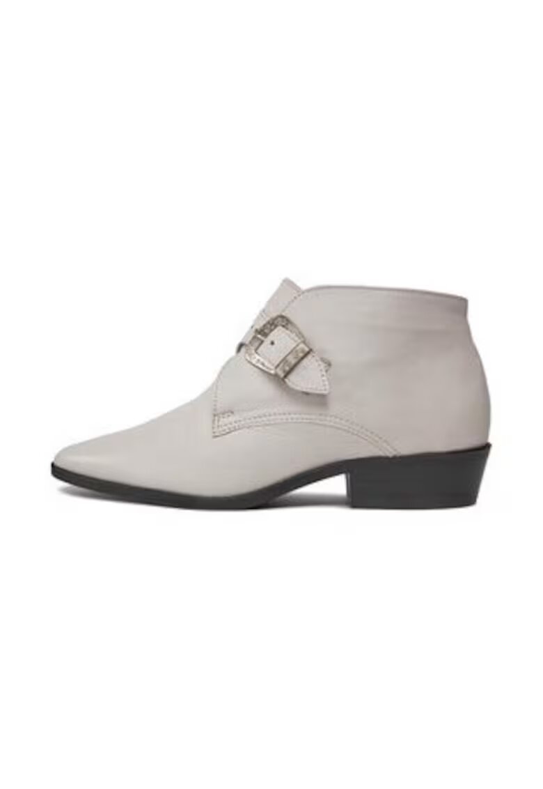 Balagan Ghete dama Cowboy - piele naturala - alb -