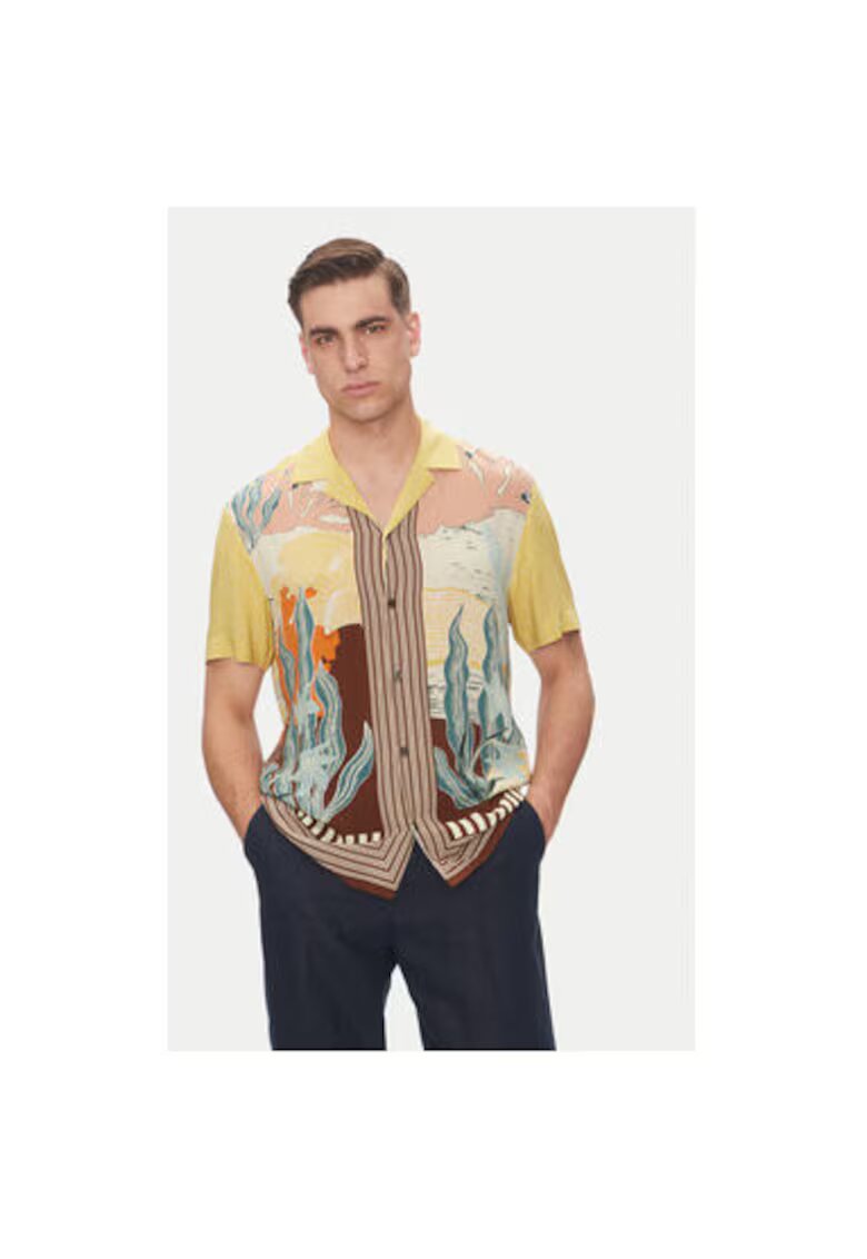 BALDESSARINI Camasa barbati B3 76001.3723 - Viscoza - Multicolor - Multicolor