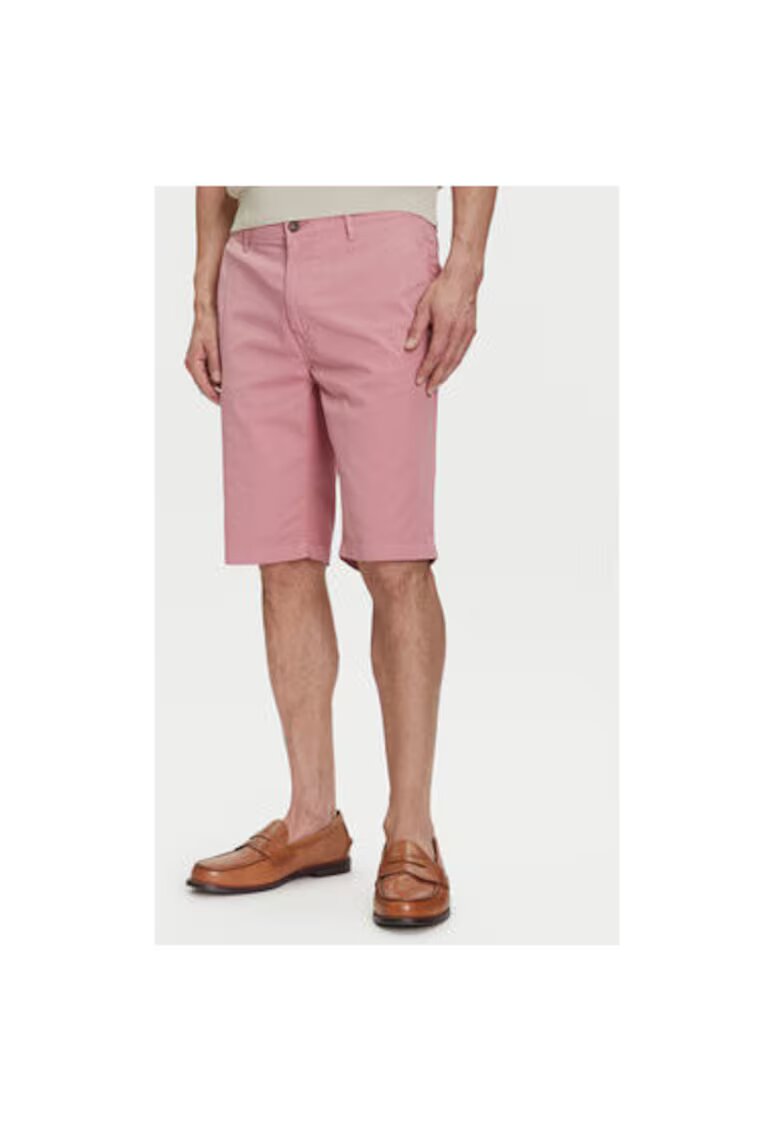 BALDESSARINI Pantaloni scurti barbati B1 16939.2402 - Bumbac - Roz - Roz