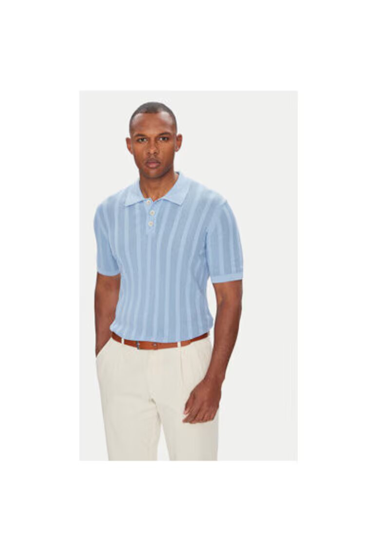 BALDESSARINI Tricou polo barbati B4 50024.5232 - Bumbac - Verde - Verde