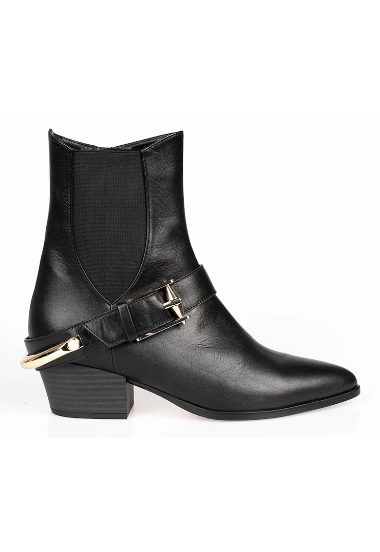 Baldinini Botine Western din piele -