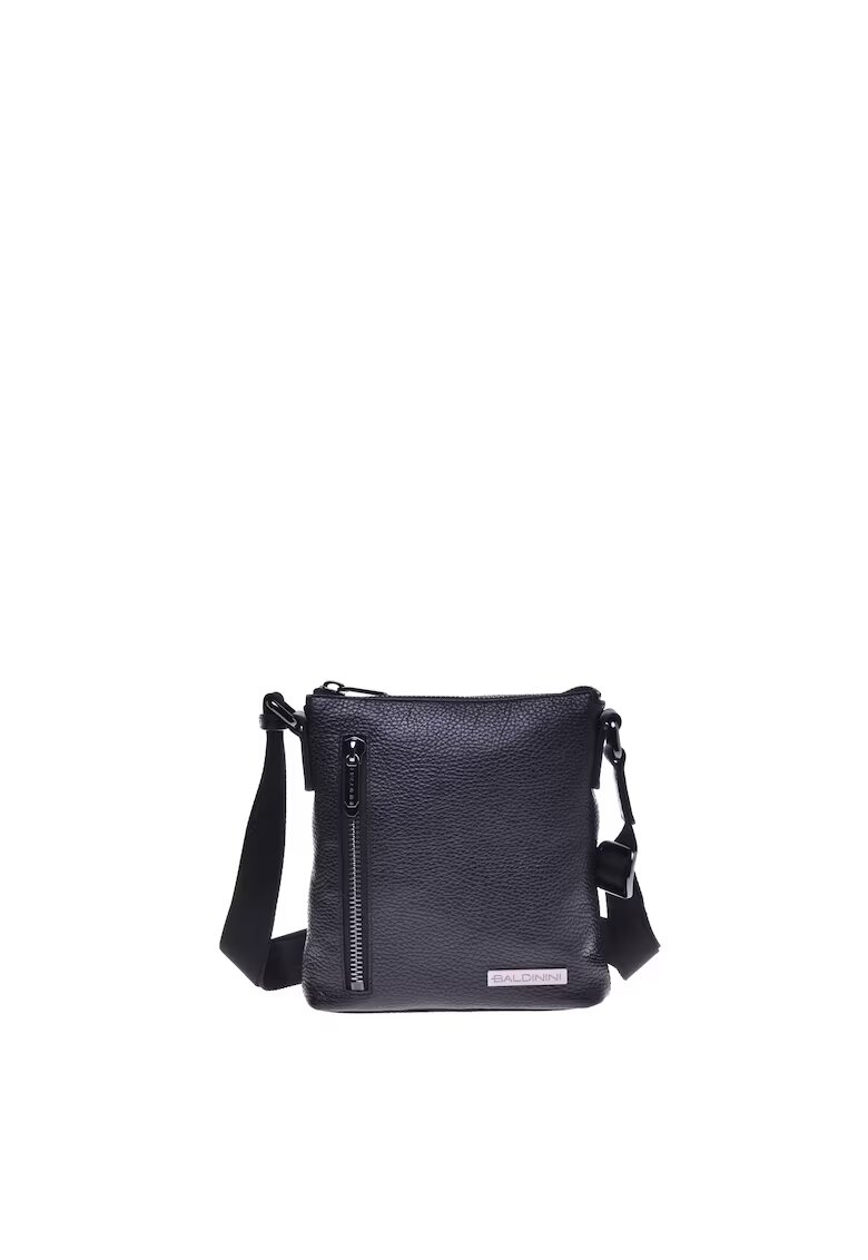 Baldinini Geanta crossbody de piele - Negru