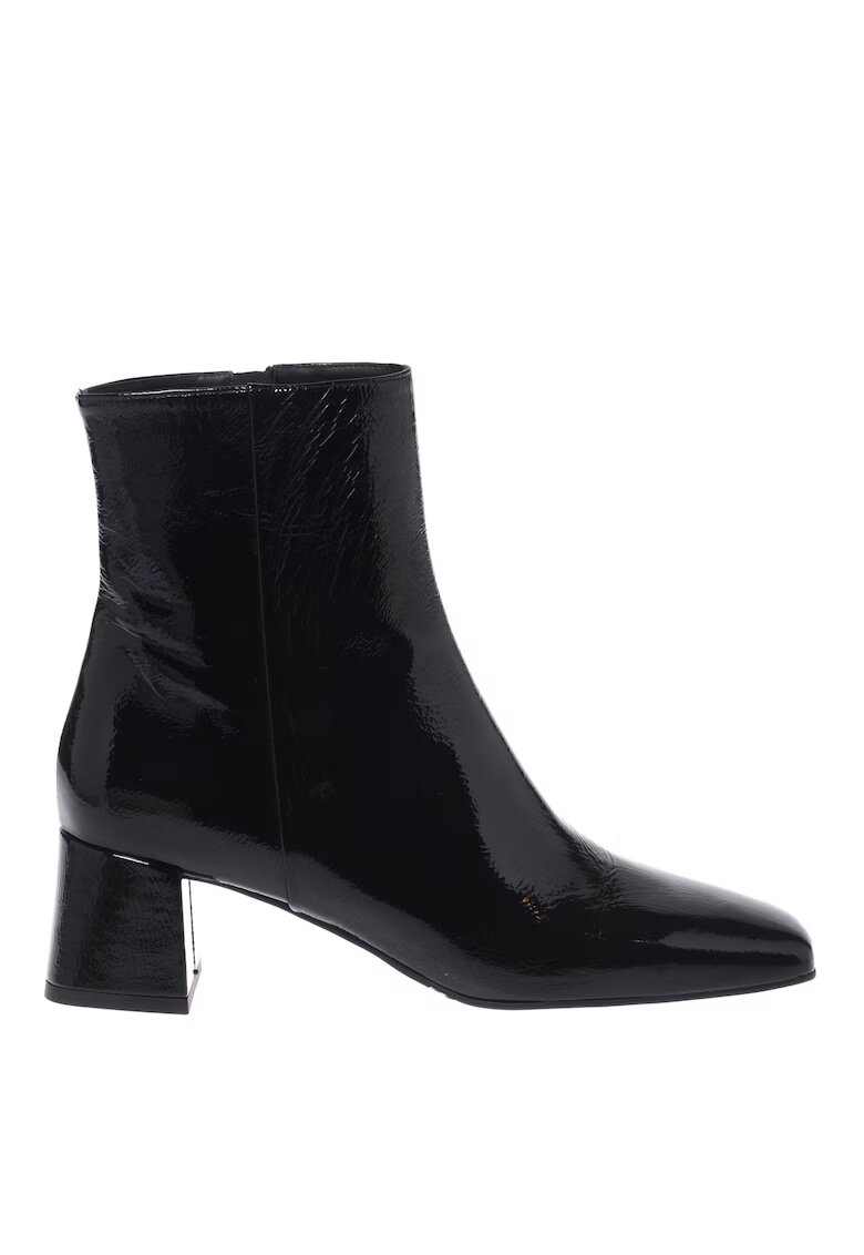 Baldinini Ghete de piele cu varf patrat - Negru