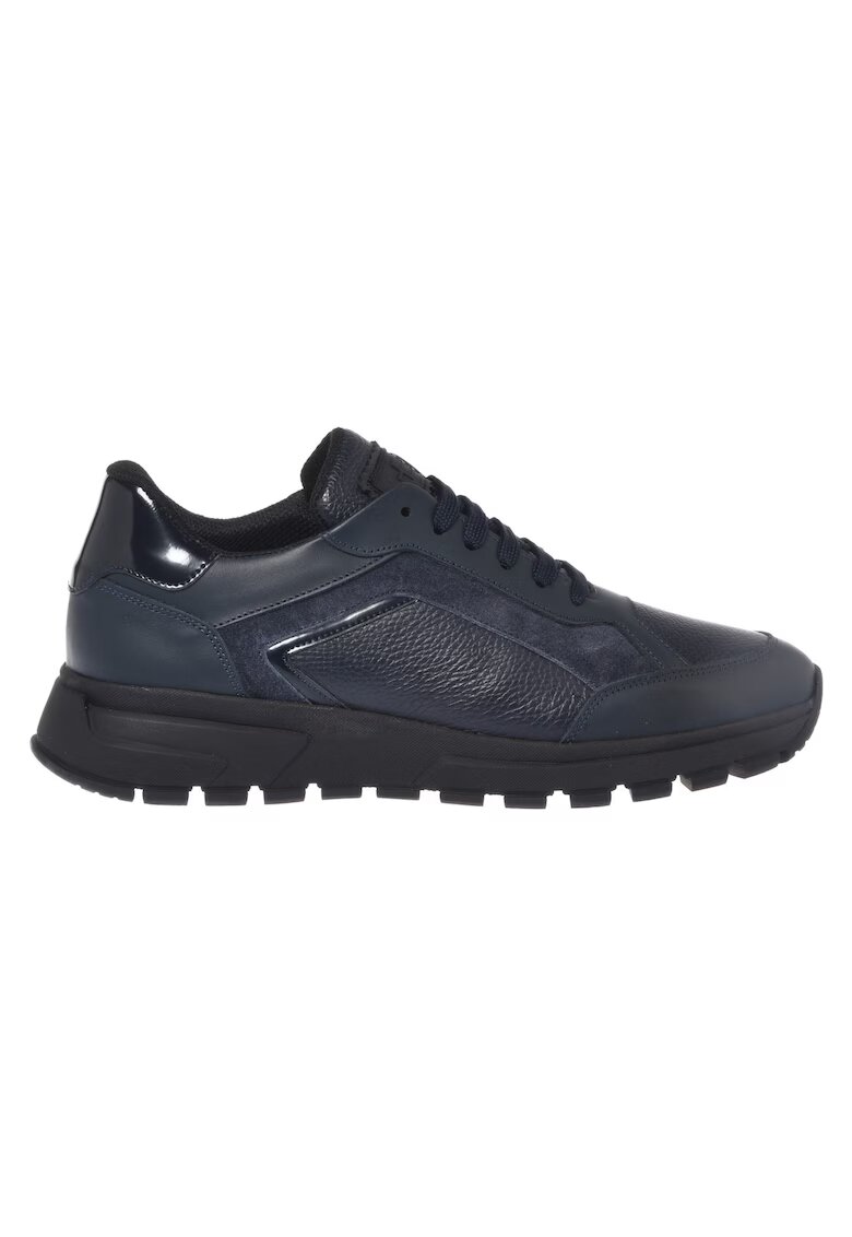 Baldinini Pantofi sport low-cut din piele - Albastru