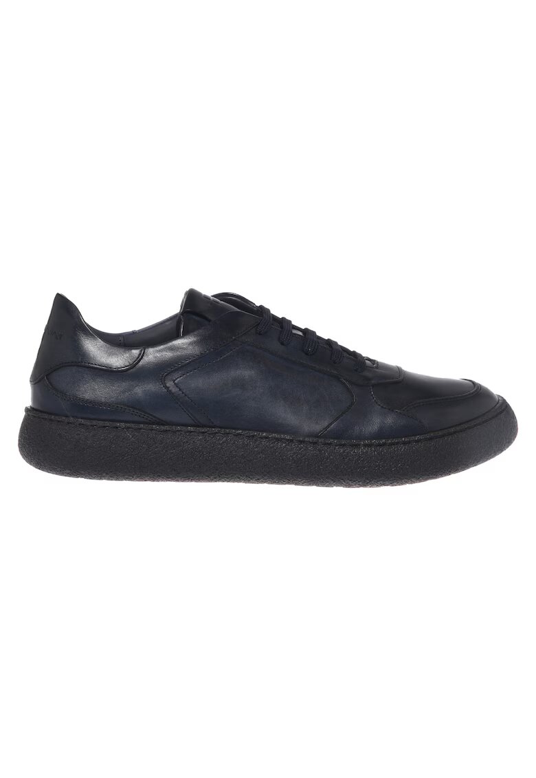 Baldinini Pantofi sport low-cut din piele - Albastru