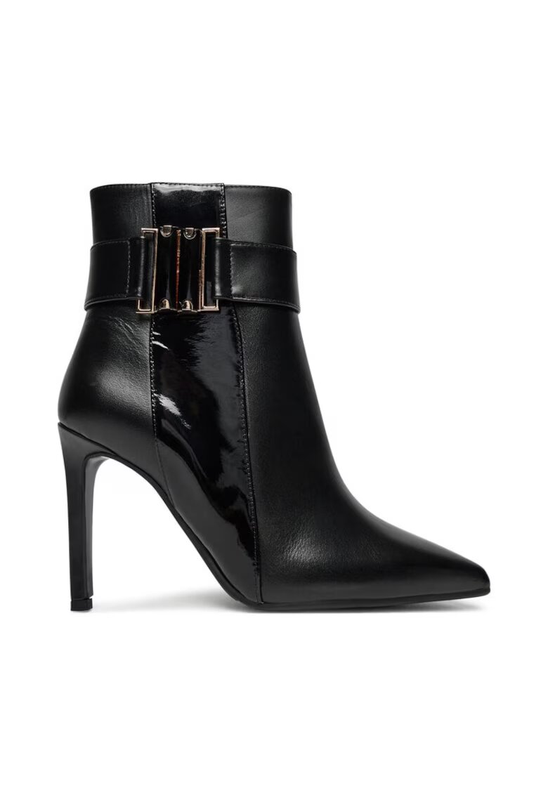 Baldowski Botine D04834-1451-002 Negru - Piele lacuita